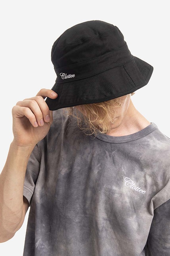 Двухсторонняя хлопковая шляпа CLOTTEE CTHT6003.BLACK чёрный