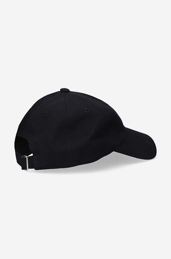 Drôle de Monsieur cotton baseball cap La Casquette Slogan PERM.PCAP2.BL black
