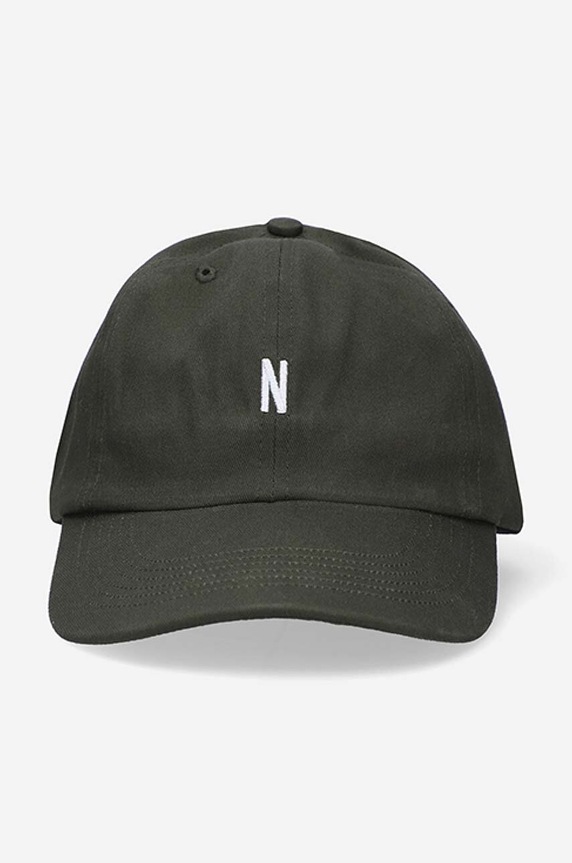 Аксессуары Хлопковая кепка Norse Projects Twill Sports Cap N80.0001.8109 зелёный