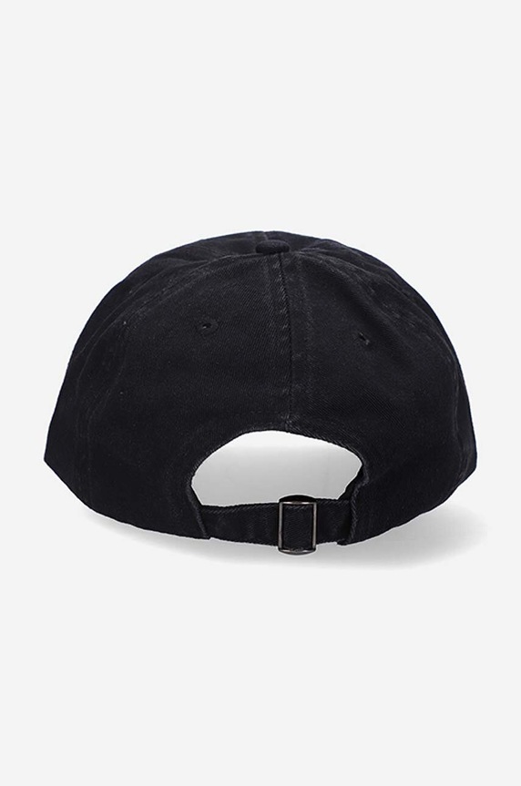 Wood Wood cotton baseball cap Eli Badge 10280800.7083 black AA00