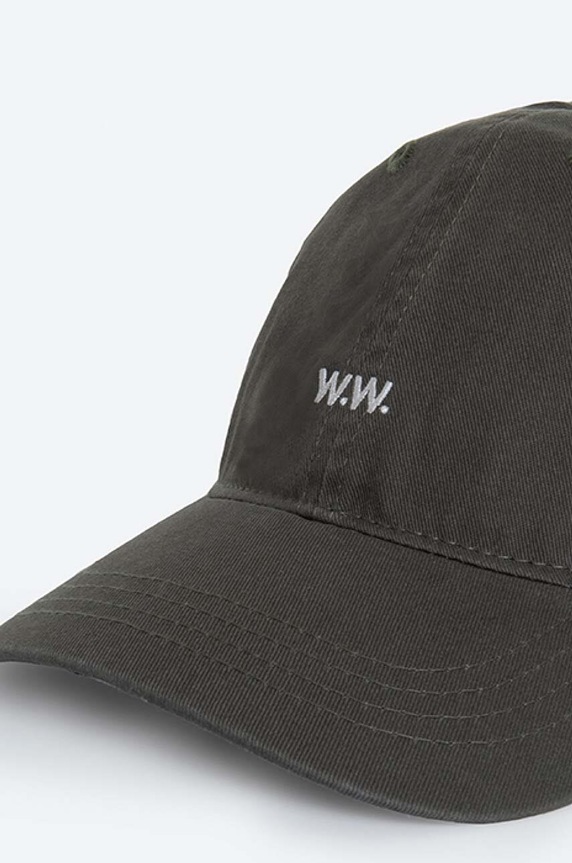 Accesorii Wood Wood șapcă de baseball din bumbac Low profile twill cap 12110804.7083 verde