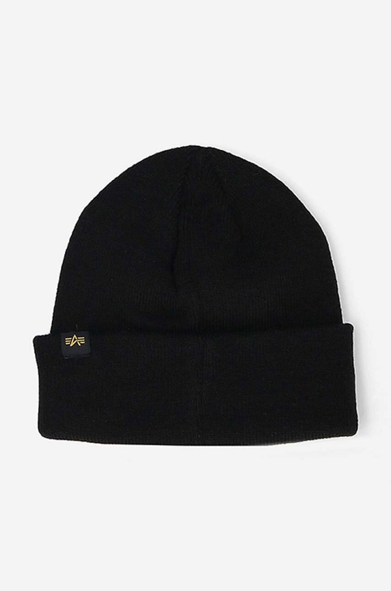 Alpha Industries czapka 3D Beanie 168910.94 czarny AA00