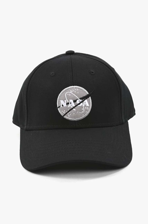 Pamučna kapa sa šiltom Alpha Industries Nasa Cap 186903.03 crna AA00