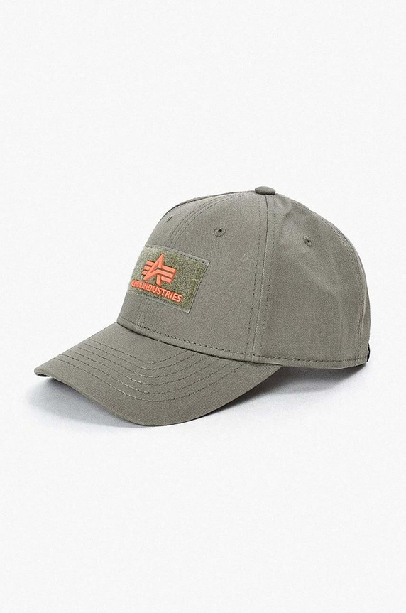 Alpha Industries cotton baseball cap VLC Cap II cotton green 178905.257
