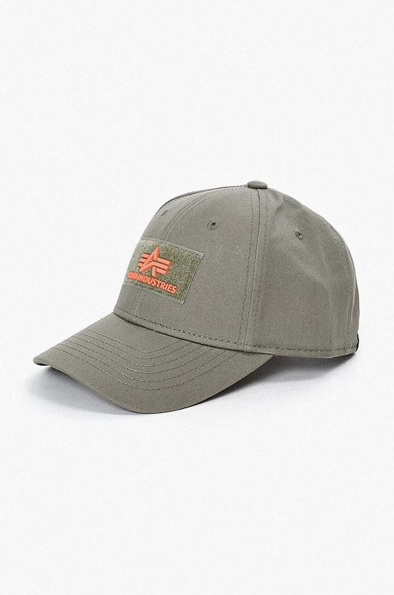 Alpha Industries cotton baseball cap VLC Cap II cotton green 178905.257
