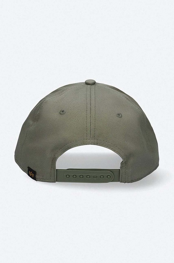 Bavlnená šiltovka Alpha Industries 126912.257 zelená AA00