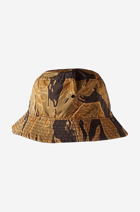 Maharishi reversible hat all-over print black 8053.BLACK