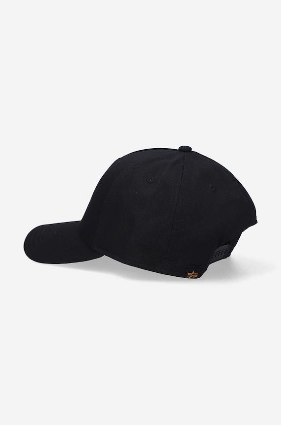 Pamučna kapa sa šiltom Alpha Industries crna 126912.682