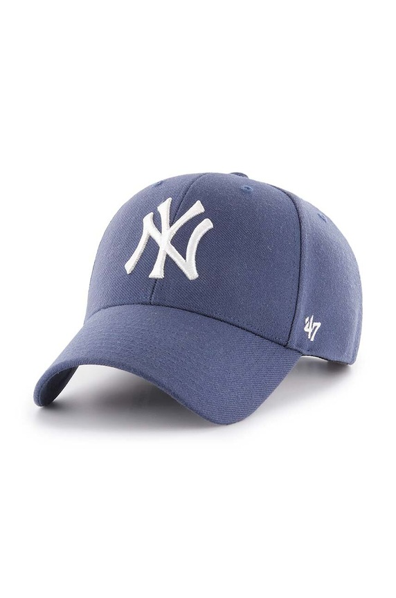 Kapa sa šiltom s dodatkom vune 47 brand MLB New York Yankees natpis ljubičasta B.MVPSP17WBP.TB