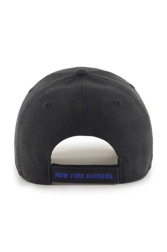 47brand șapcă de baseball din bumbac NHL New York Rangers H.MVP13WBV.BKB negru AA00