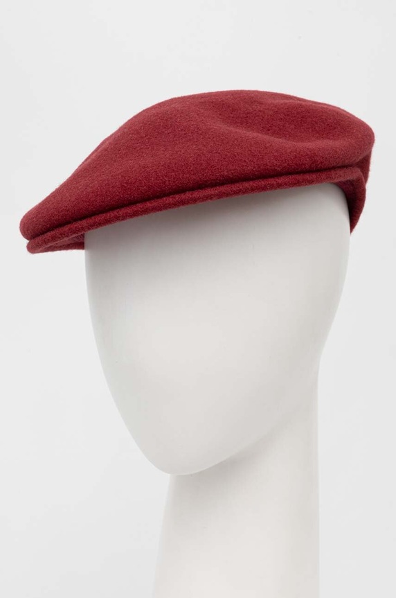 Kangol kapelusz wełniany 0258BC.CR605 bordowy AA00