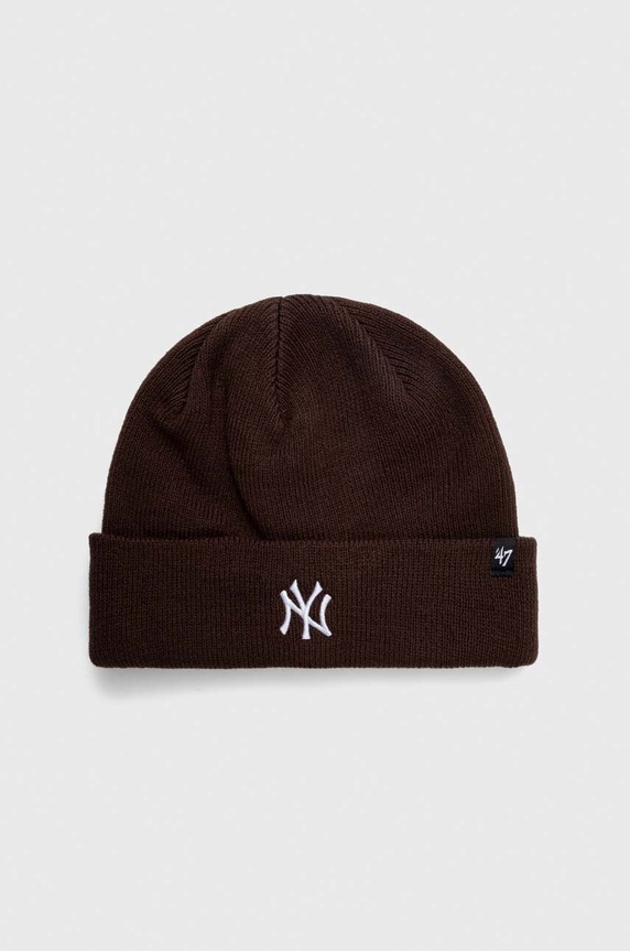Čepice 47brand New York Yankees Randle hrubá hnědá B.RNDLE17ACE.BW