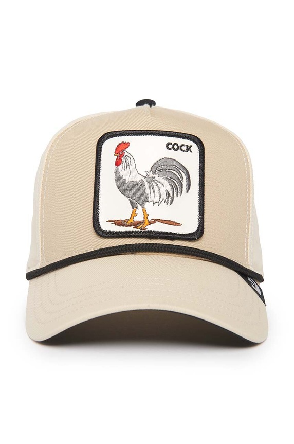 Goorin Bros czapka z daszkiem bawełniana Rooster 101.1258 beżowy AA00