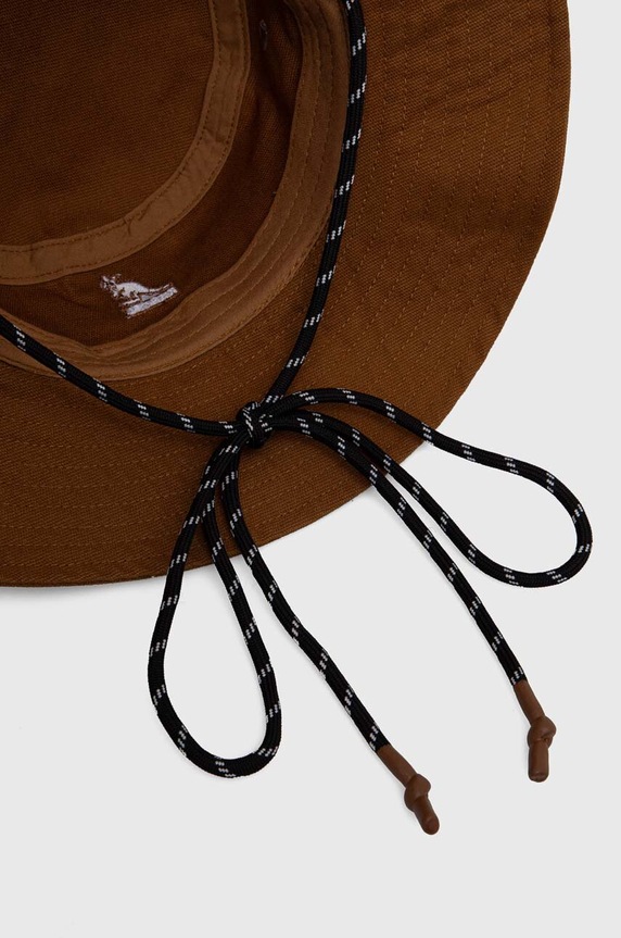 Bavlněná čepice Kangol hnědá K5302.TN262