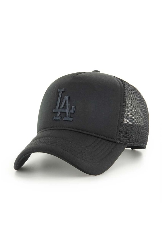 47 brand czapka z daszkiem MLB Los Angeles Dodgers aplikacja czarny B.TRTFM12KPP.BK