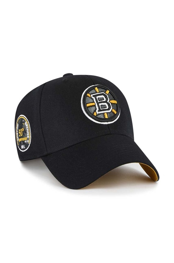 Καπάκι με μείγμα μαλλί 47 brand NHL Boston Bruins HVIN.SUMVP01WBP.BKA74 μαύρο AA00