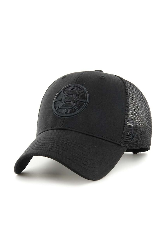 Καπέλο 47 brand NHL Boston Bruins απλικέ μαύρο H.BRANS01CTP.BKD