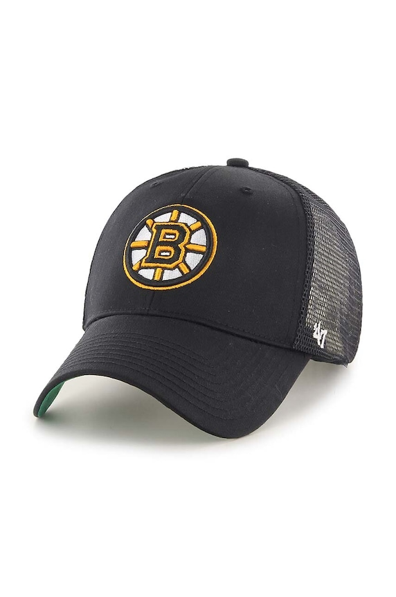 47 brand czapka z daszkiem NHL Boston Bruins aplikacja czarny H.BRANS01CTP.BKB