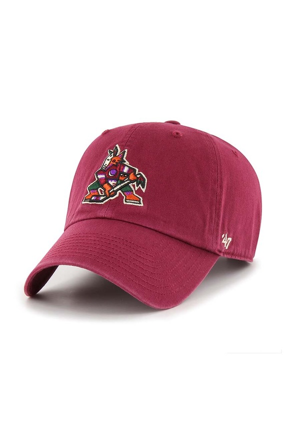 Βαμβακερό καπέλο του μπέιζμπολ 47 brand NHL Arizona Coyotes απλικέ κόκκινο H.RGW21GWS.CAD