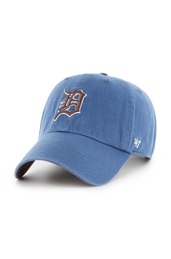 Bavlněná baseballová čepice 47 brand MLB Detroit Tigers bavlna modrá B.BLPRK09GWS.TBA