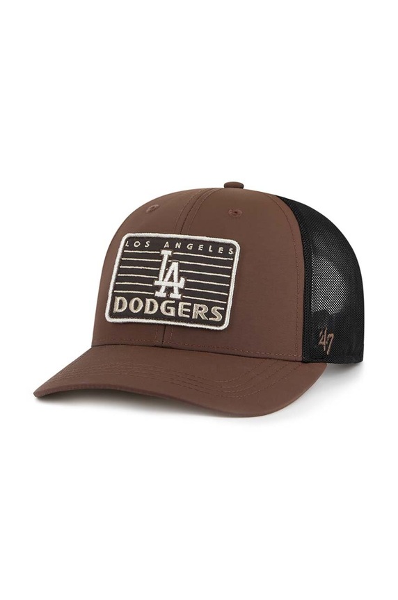 47 brand czapka z daszkiem MLB Los Angeles Dodgers aplikacja brązowy B.OUTTK12NYP.BW