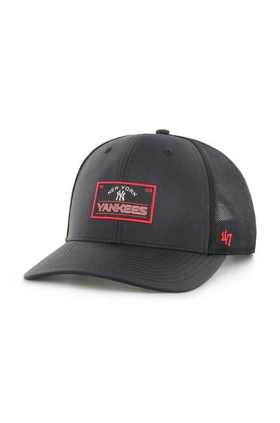 47 brand czapka z daszkiem MLB New York Yankees aplikacja czarny B.FAIRH17BBP.BK