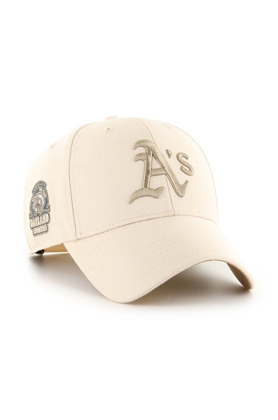 Kšiltovka 47 brand MLB Oakland Athletics BCPTN.SUMVP18WBP.NT00 béžová AA00