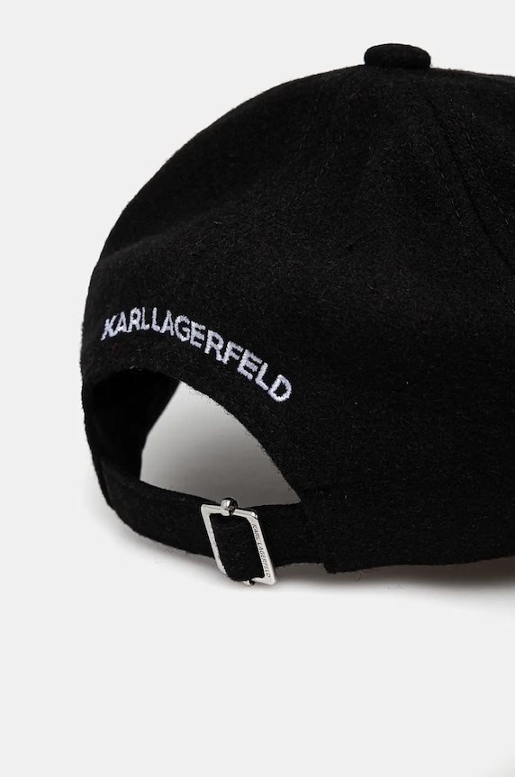 Doplňky Vlněná kšiltovka Karl Lagerfeld 246W3402 černá