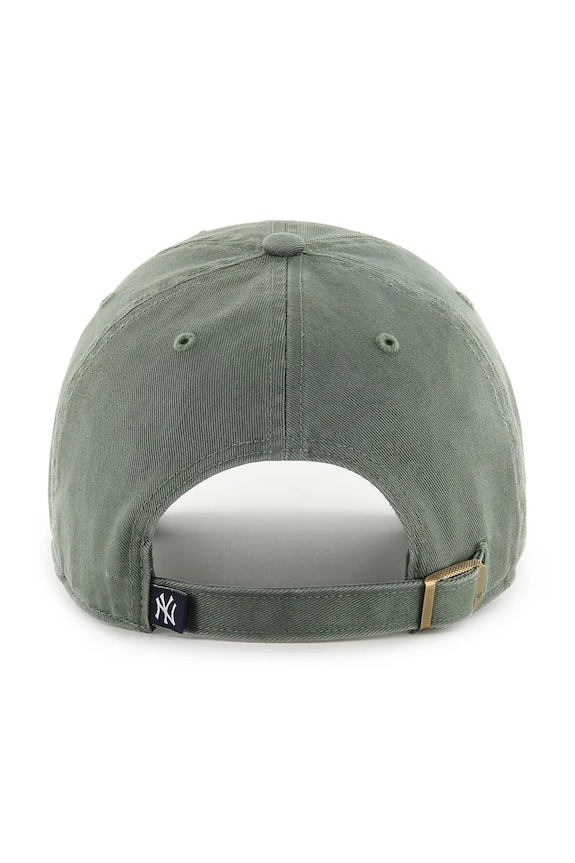 47 brand șapcă de baseball din bumbac MLB New York Yankees B.RGW17GWS.MSG verde AA00