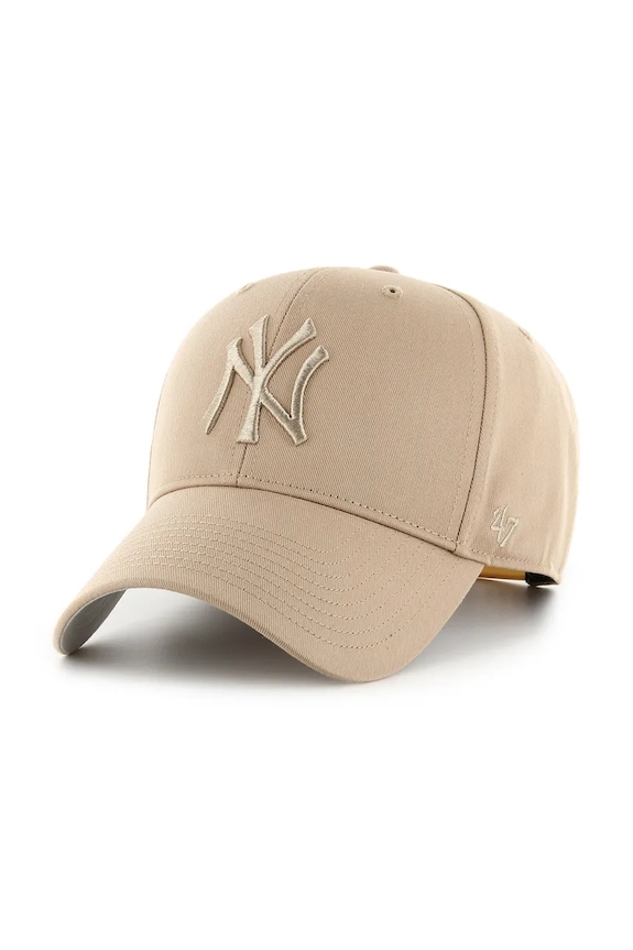 Kšiltovka 47 brand MLB New York Yankees s příměsí vlny béžová B.RAC17CTP.KHA