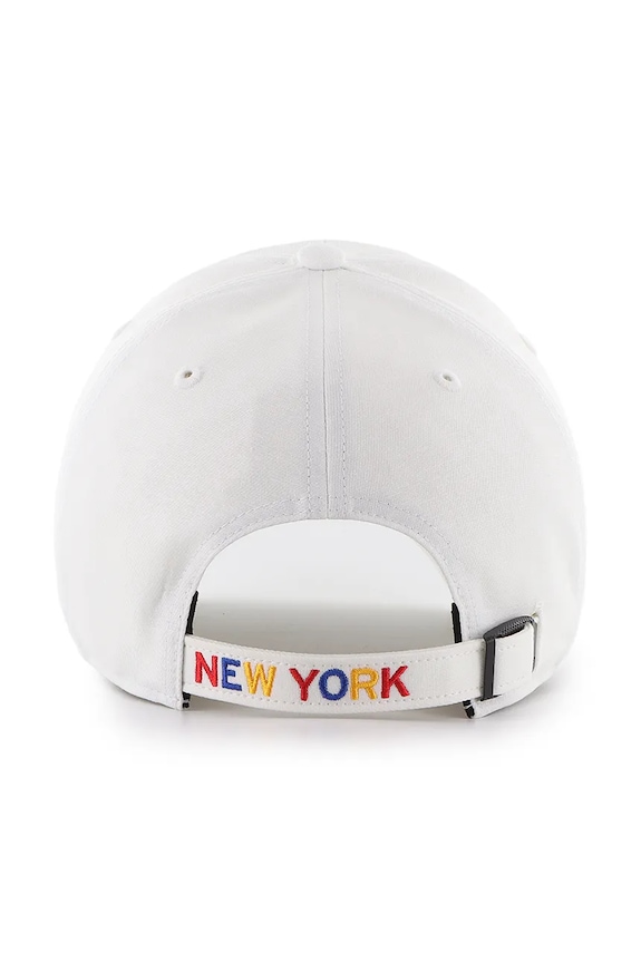 Βαμβακερό καπέλο του μπέιζμπολ 47 brand MLB New York Yankees B.PRPCU17GWS.WH λευκό AA00