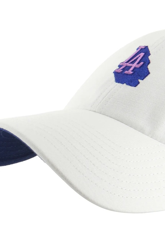 Αξεσουάρ Βαμβακερό καπέλο του μπέιζμπολ 47 brand MLB Los Angeles Dodgers B.CHPCU12GWS.WHA λευκό
