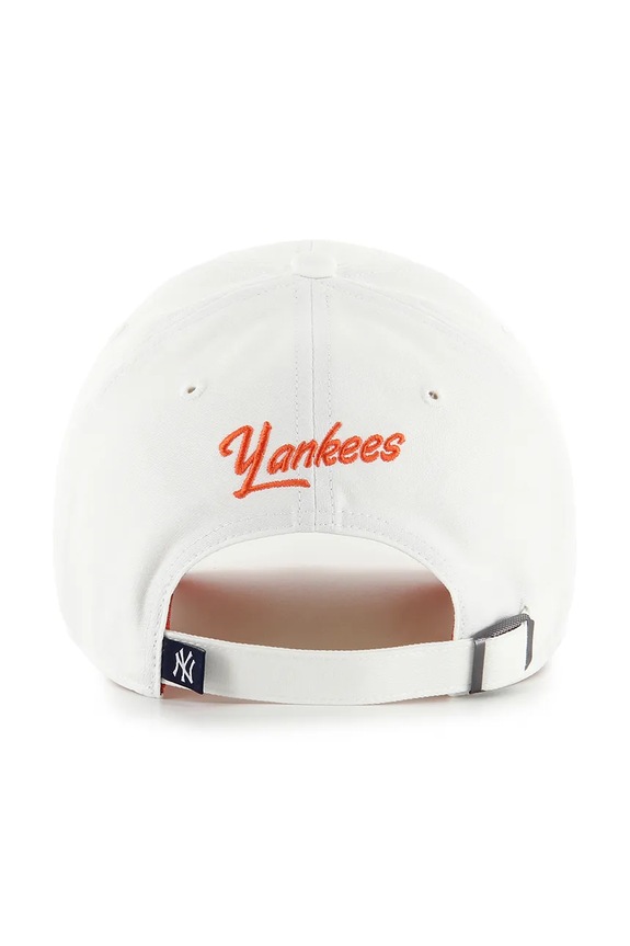 Βαμβακερό καπέλο του μπέιζμπολ 47 brand MLB New York Yankees B.CHPCU17GWS.WH λευκό AA00