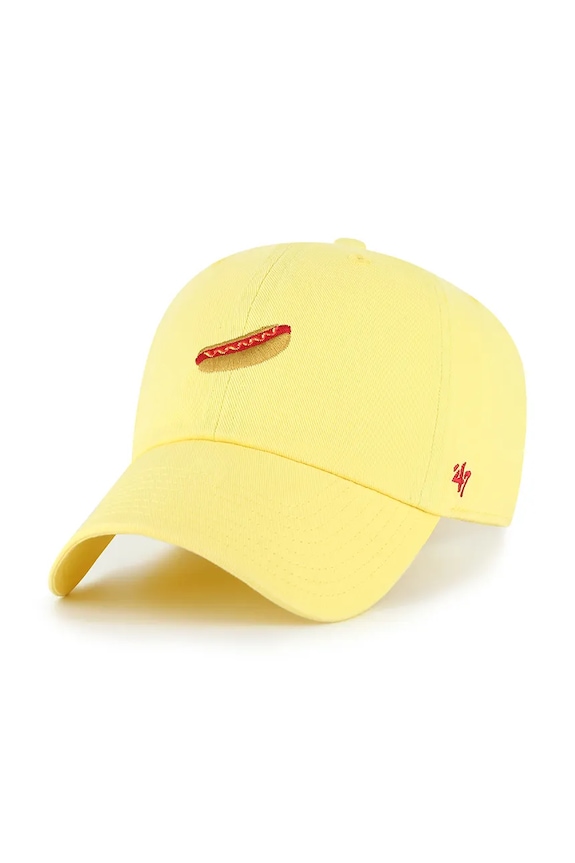 47 brand pamut baseball sapka Food Base Runner Icon sima sárga XX.BSRIC1411GWS.MZ