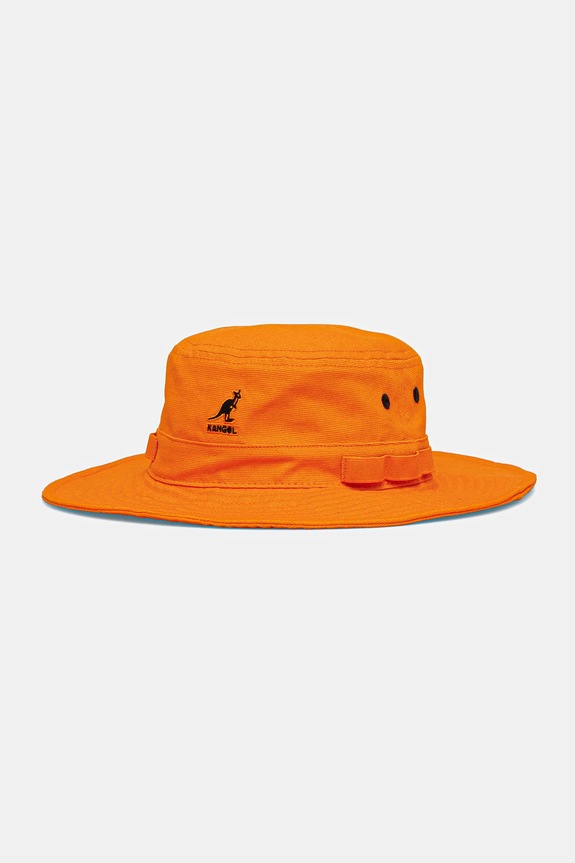 Kangol pamut sapka UTILITY CORDS JUNGLE aplikációval narancssárga K5302.EK801