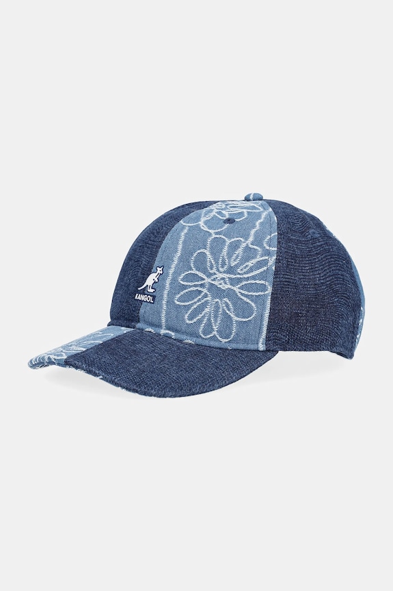 Kangol czapka z daszkiem MASHUP BASEBALL bawełna niebieski K5434.MB438