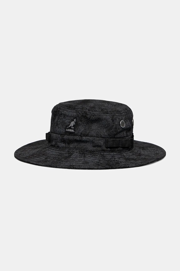 Kangol pamut sapka SALVAGED OUTDOOR mintás fekete K5437.BK001