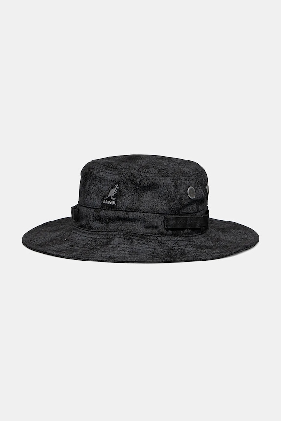 Kangol pamut sapka SALVAGED OUTDOOR mintás fekete K5437.BK001
