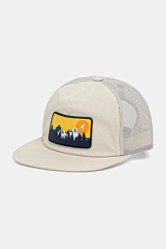 Kangol OUTDOOR PATCH TRUCKER Planet friendly bež K5440.NT159
