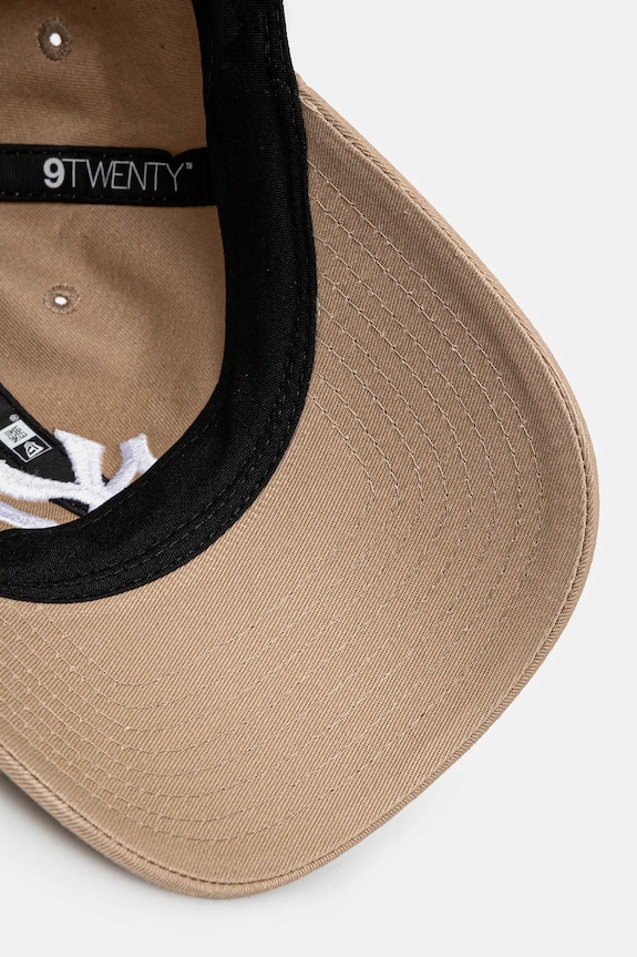 Памучна шапка с козирка New Era LEAGUE ESSENTIAL 9TWENTY® зелен 60471468