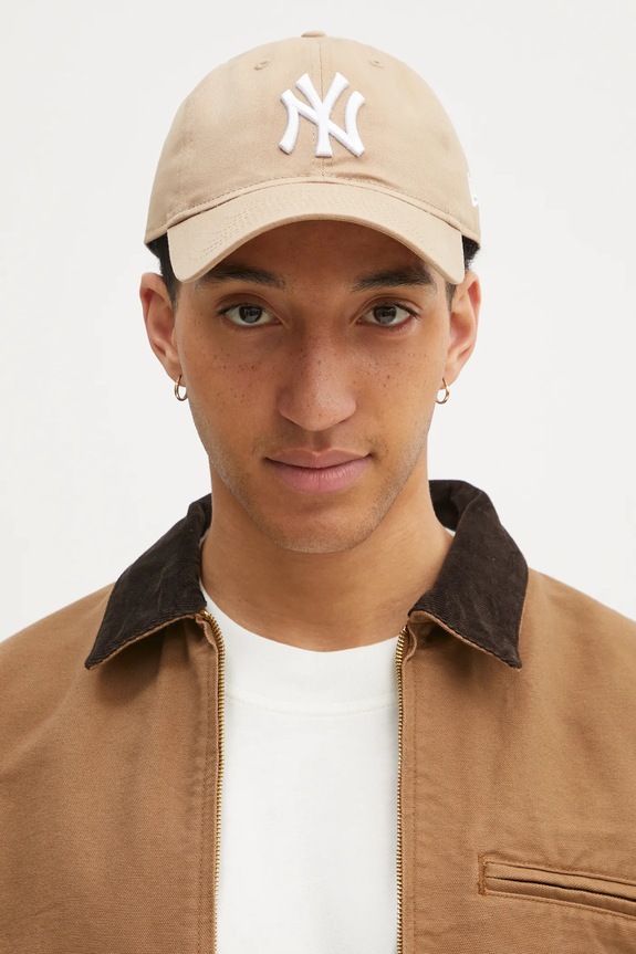 Хлопковая кепка New Era LEAGUE ESSENTIAL 9TWENTY® 60471468 зелёный