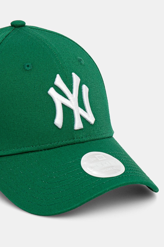 Βαμβακερό καπέλο του μπέιζμπολ New Era LEAGUE ESSENTIAL 9FORTY® 60358040 πράσινο AA00