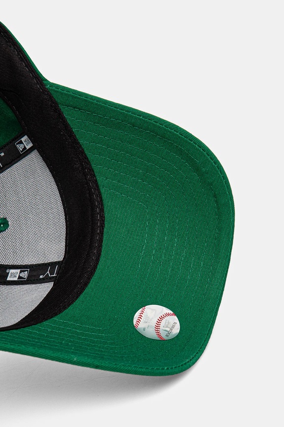 Βαμβακερό καπέλο του μπέιζμπολ New Era LEAGUE ESSENTIAL 9FORTY® πράσινο 60358040