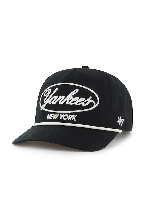 Bavlnená šiltovka 47 brand MLB New York Yankees bavlna čierna B.FDLRF17CNP.BK
