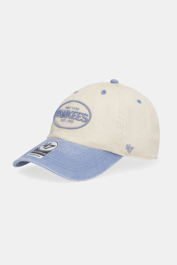 Bavlnená šiltovka 47 brand MLB New York Yankees bavlna béžová B.BRKTL17DHS.K0