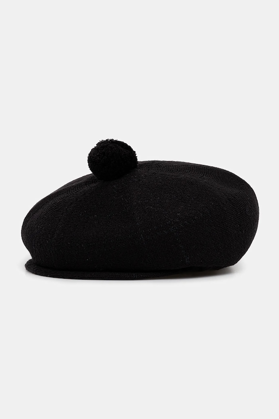 Čiapka s prímesou vlny Kangol HERITAGE s prímesou vlny čierna K3778.SB002
