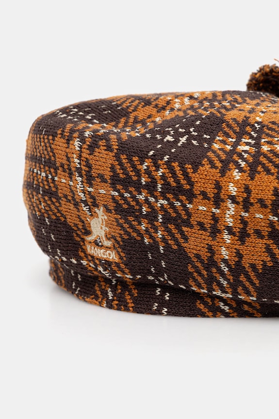 Čiapka s prímesou vlny Kangol HERITAGE K3778.EC230 hnedá AA00