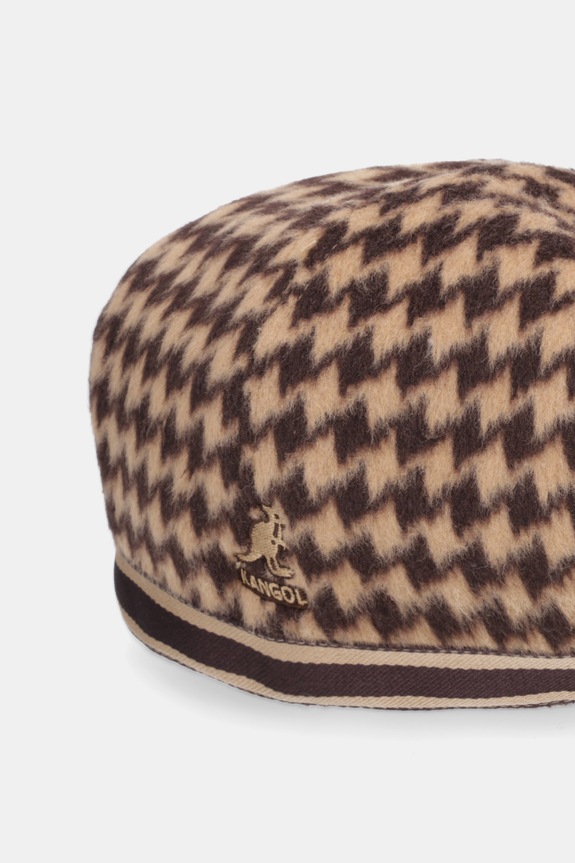 Αξεσουάρ Κασκέτα Kangol BLOCK ZIG K5472.BR204 καφέ