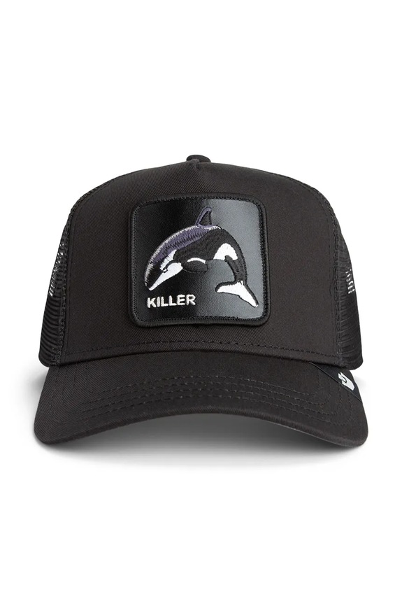 Καπέλο με γείσο και βαμβακερή επένδυση Goorin Bros Killer Trucker 101.2534 μαύρο AA00