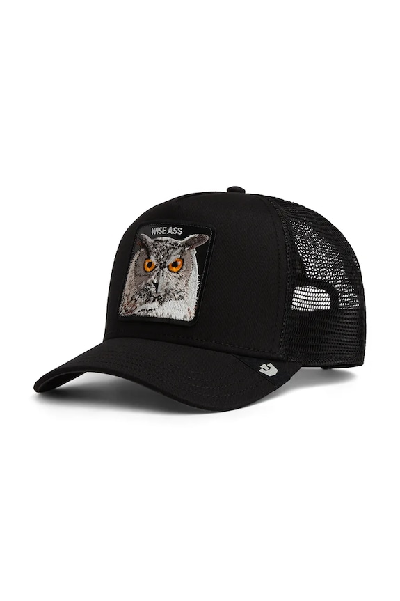 Goorin Bros šiltovka trucker Wise Ass Trucker nášivka čierna 101.2540